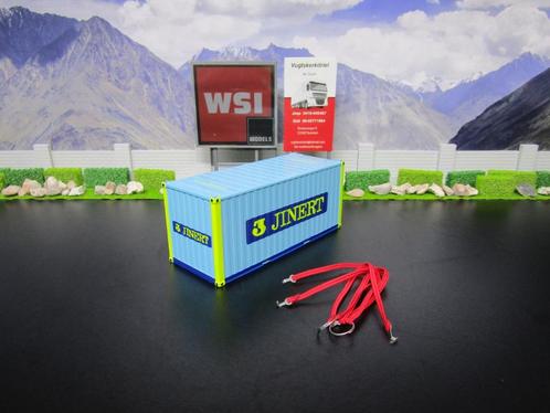 Wsi 01-3491 Jinert , 20FT Container & Hijsbanden, Hobby en Vrije tijd, Modelauto's | 1:50, Nieuw, Bus of Vrachtwagen, Wsi, Ophalen