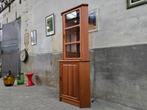 Dyrlund Deens Design Hoek Vitrine Kast | Teak Vitrinekast 3, Glas, 150 tot 200 cm, Mid Century Deens Design Vintage Retro Scandinavisch