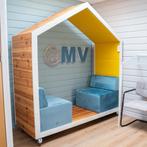 Akoestische Vergaderplek Treehouse - Showmodel, Huis en Inrichting, Banken | Bankstellen, Ophalen, Metaal, Tweepersoons, 75 tot 100 cm