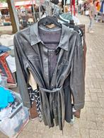 Zwarte Opus nep leren jurk mt 40, Kleding | Dames, Jurken, Maat 38/40 (M), Zwart, Ophalen of Verzenden, Gedragen