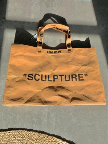 Virgil Abloh x IKEA MARKERAD Large Bag, Off-White