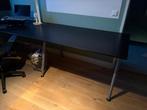 IKEA Galant bureau verlengstuk 120 x 80 - zwart, Huis en Inrichting, Bureaus, Ophalen, Gebruikt, Bureau