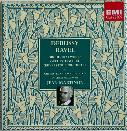 Debussy & Ravel - Orkestwerken - Jean Martinon - 8 CD Box, Cd's en Dvd's, Cd's | Klassiek, Zo goed als nieuw, Orkest of Ballet
