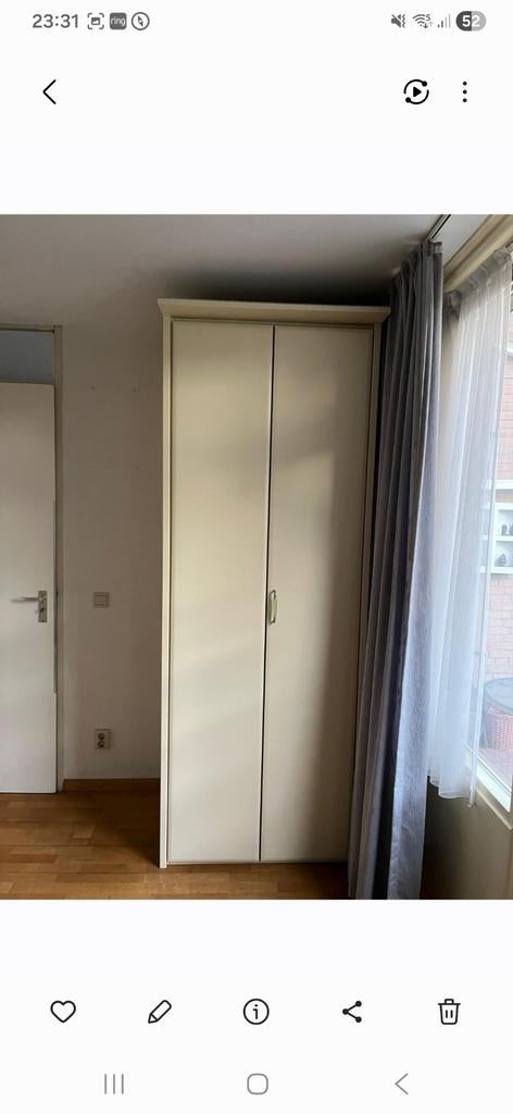 Kledingkast gratis!, Huis en Inrichting, Kasten | Kledingkasten, Ophalen, Gebruikt, 50 tot 75 cm, 150 tot 200 cm