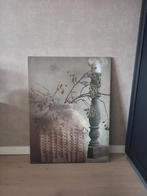 NIEUW *** Stoer & sober *** schilderspaneel leemmand, Minder dan 50 cm, Ophalen of Verzenden, Zo goed als nieuw, Schilderij