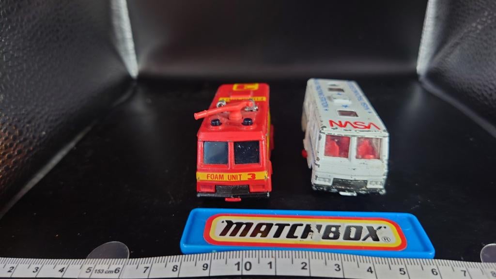 2x Matchbox Command Voertuigen - Vintage, Ophalen of Verzenden, Gebruikt, Bus of Vrachtwagen, Matchbox