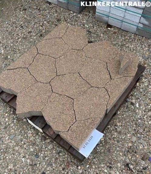 535339 KORTING OPRUIMING B-KEUS wildverband bestrating, Tuin en Terras, Tegels en Klinkers, Nieuw, Klinkers, Beton, 10 m² of meer