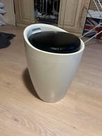 Witte Kruk met Zwart Zitkussen, Ophalen, Gebruikt, Minder dan 75 cm, Minder dan 50 cm