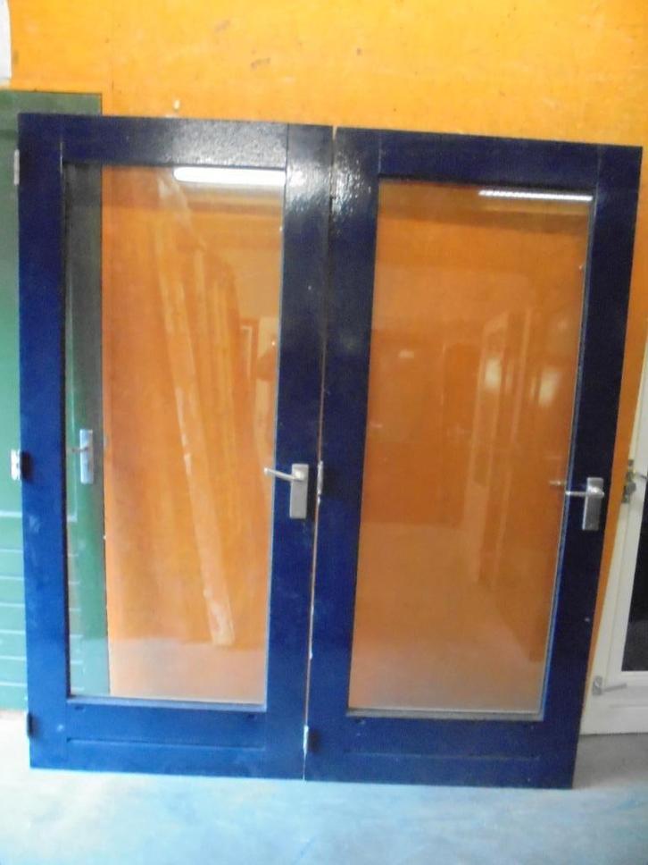 Partij gelijke tuindeuren / buitendeuren, 92,5 x 210,5, Doe-het-zelf en Verbouw, Deuren en Horren, Zo goed als nieuw, Buitendeur