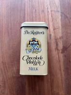 Vintage De Ruijter's Chocolade Vlokken Melk Blik, Ophalen of Verzenden, Gebruikt, Overige