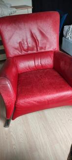 FAUTEUIL ROLF BENZ 322 opknapper, Huis en Inrichting, Fauteuils, Gebruikt, Leer, Ophalen of Verzenden