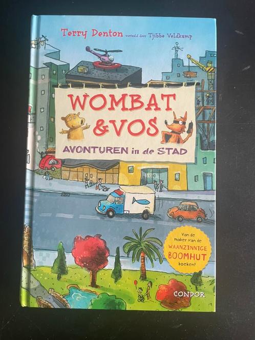 Terry Denton - Wombat & Vos; Avonturen in de stad, Boeken, Kinderboeken | Jeugd | onder 10 jaar, Zo goed als nieuw, Fictie algemeen