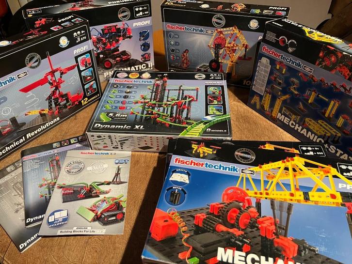 6 x Fisher techniek in nieuwstaat, Antiek en Kunst, Antiek | Speelgoed, Ophalen of Verzenden