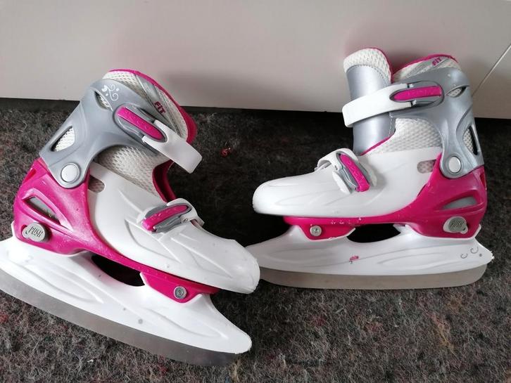 Nijdam Schaatsen verstelbaar 34.35 36.37 Meisjesschaatsen, Sport en Fitness, Schaatsen, Zo goed als nieuw, IJshockeyschaatsen