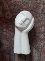 Witte vaas hoofd keramiek van zusss, Antiek en Kunst, Ophalen