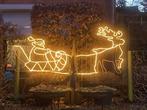 kerstverlichting opknapper kerstman slee rendieren (336), Ophalen of Verzenden, Gebruikt