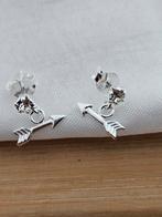 Sterling zilver pijltjes oorbellen met Swarovski kristal, Sieraden, Tassen en Uiterlijk, Oorbellen, Met kristal, Hangers, Nieuw