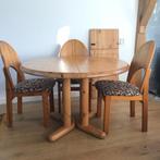 Set 4 Deens design stoel en tafel vintage Glostrup, Huis en Inrichting, Gebruikt, Ophalen