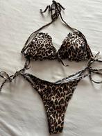 Shein Bikini Luipaardprint Maat S, Kleding | Dames, Badmode en Zwemkleding, Ophalen of Verzenden, Zo goed als nieuw, Bruin, Bikini