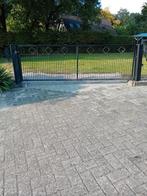 Metalen landhek/poort., Ophalen, IJzer, Sierhekwerk