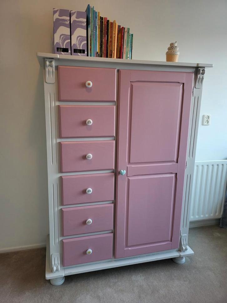 Meidenkast / Babykamerkast / Kinderkast, Kinderen en Baby's, Kinderkamer | Commodes en Kasten, Zo goed als nieuw, Ophalen of Verzenden