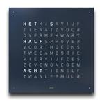 Nieuw Qlocktwo Midnight Woordklok design Klok 45x45 Blauw, Nieuw, Ophalen of Verzenden, Qlocktwo