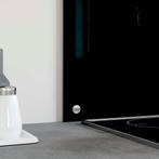 Spatscherm gehard glas zwart 100x60, Huis en Inrichting, Zwart, Zo goed als nieuw, Minder dan 25 cm, Minder dan 100 cm