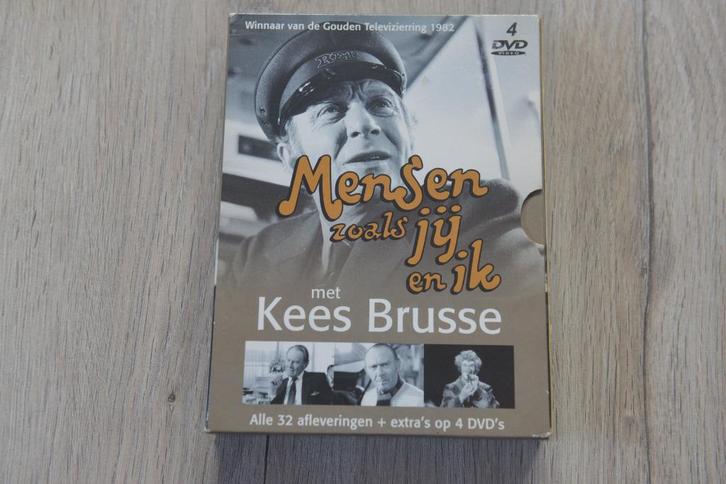 MENSEN ZOALS JIJ EN IK met KEES BRUSSE 4DVDbox winnaar, Cd's en Dvd's, Dvd's | Tv en Series, Zo goed als nieuw, Komedie, Boxset