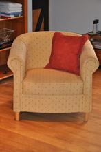 2 stoffen fauteuils, Huis en Inrichting, Fauteuils, Ophalen, Gebruikt, 75 tot 100 cm, Stof