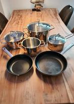 Mooie Pannenset - Ballari Holland en BK, Huis en Inrichting, Keuken | Potten en Pannen, Ophalen, Gebruikt, Pannenset, Rvs