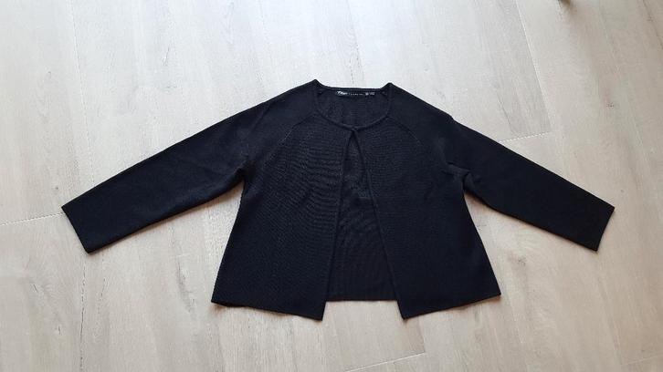 Steps zwart kort vestje maat XS, Kleding | Dames, Truien en Vesten, Zo goed als nieuw, Maat 34 (XS) of kleiner, Zwart, Ophalen of Verzenden