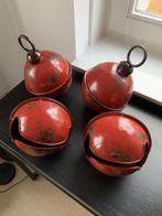 4 Grote metalen kerst decoratie bellen NIEUW / ONGEBRUIKT, Ophalen
