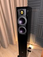 Elac FS 407 Zwart Hoogglans - Top speakers!, Ophalen of Verzenden, Gebruikt, Front, Rear of Stereo speakers, Overige merken