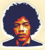 Jimi Hendrix sticker #1, Verzenden, Nieuw