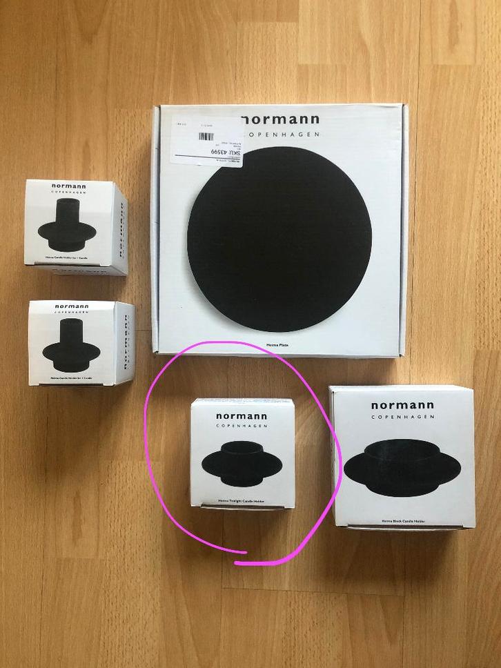 1 x Heima Normann Copenhagen theelicht houder, Huis en Inrichting, Woonaccessoires | Kandelaars en Kaarsen, Nieuw, Kandelaar, Minder dan 25 cm