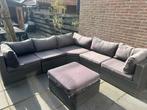 Loungeset incl. kussens en beschermhoes, Ophalen, 5 zitplaatsen, Gebruikt, Bank