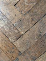 Antieke eiken visgraatvloer, Minder dan 10 cm, Gebruikt, Minder dan 50 cm, 10 m² of meer