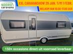 HOBBY DE LUXE 540 UL ENKELE BEDDEN + MOVER +VOORTENT +LUIFEL, Rondzit, 7 tot 8 meter, Bedrijf, 1250 - 1500 kg
