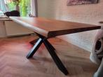 Eikenhouten boomstamtafel 180cm, Huis en Inrichting, Tafels | Eettafels, Ophalen, 50 tot 100 cm, Vijf personen of meer, 150 tot 200 cm