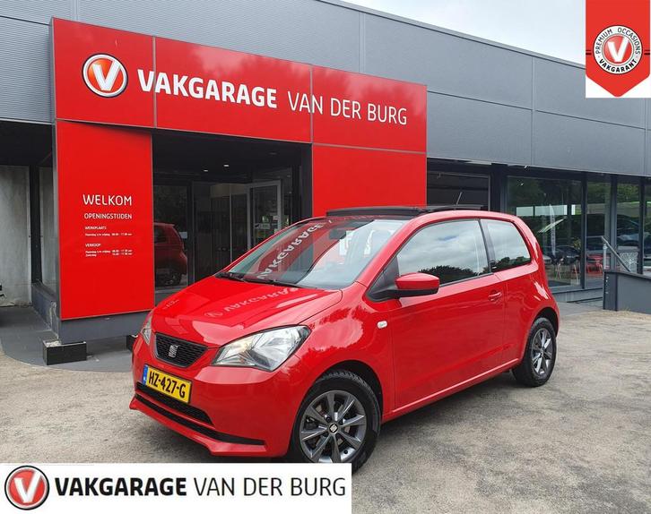 SEAT Mii 1.0 Style Chic Panoramadak Navi Stoelverw., Auto's, Seat, Te koop, Mii, ABS, Airbags, Alarm, Centrale vergrendeling, Elektrische buitenspiegels