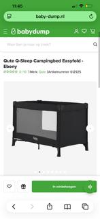 Qute Q-sleep Campingbedje - Zo goed als nieuw!, Ophalen of Verzenden, Zo goed als nieuw, Reisbedje