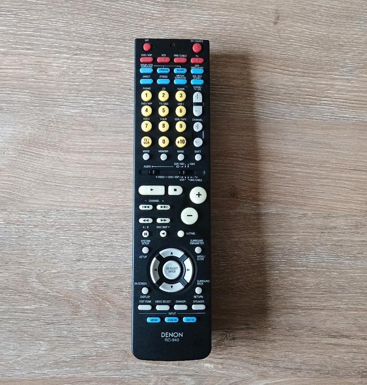 Denon rc-940 afstandsbediening origineel, Audio, Tv en Foto, Afstandsbedieningen, Gebruikt, Origineel, Receiver of Versterker
