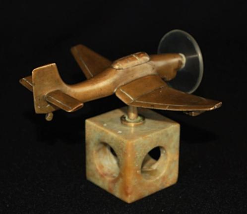 Duitsland WW2 Vliegtuig Brons Junkers JU 87 Stuka op sokkel, Antiek en Kunst, Curiosa en Brocante, Ophalen of Verzenden