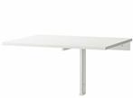 ikea NORBERG Klaptafel voor wandmontage, wit, 74x60 cm, Ophalen, Klaptafel, Nieuw, 75 cm of meer