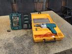 Black en Decker klopboormachine 420W met Parkside bitset, Doe-het-zelf en Verbouw, Gereedschap | Boormachines, Gebruikt, Klopboormechanisme