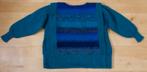 Aparte handgemaakte mooie kleuren trui! L, Ophalen of Verzenden, Zo goed als nieuw, Maat 42/44 (L), Blauw