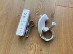 Nintendo Wii Remote Controller + Nunchuck Joystick, Spelcomputers en Games, Overige genres, 1 speler, Ophalen of Verzenden, Zo goed als nieuw