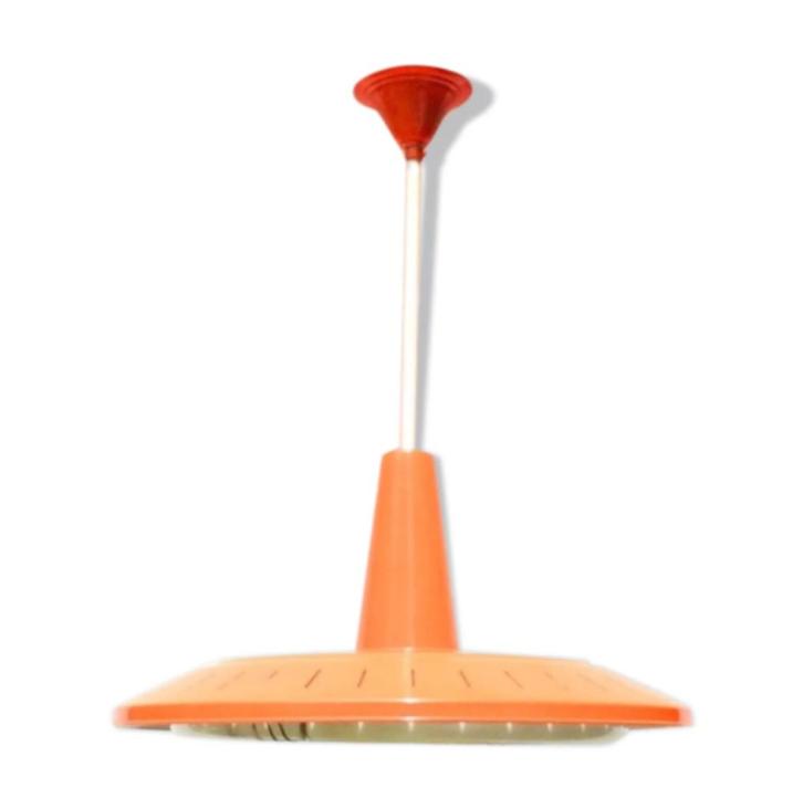 Hanglamp  Vintage 50s / 60s  Kalff - Philips style, Huis en Inrichting, Lampen | Hanglampen, Gebruikt, 50 tot 75 cm, Metaal, Verzenden