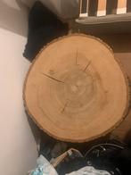Houten boom stam tafel, Ophalen