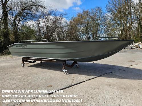 Korting op Dreamwave ontwerp Aluminium Boat K420 en K380, Watersport en Boten, Vis- en Consoleboten, Nieuw, Tot 10 pk, 3 tot 6 meter